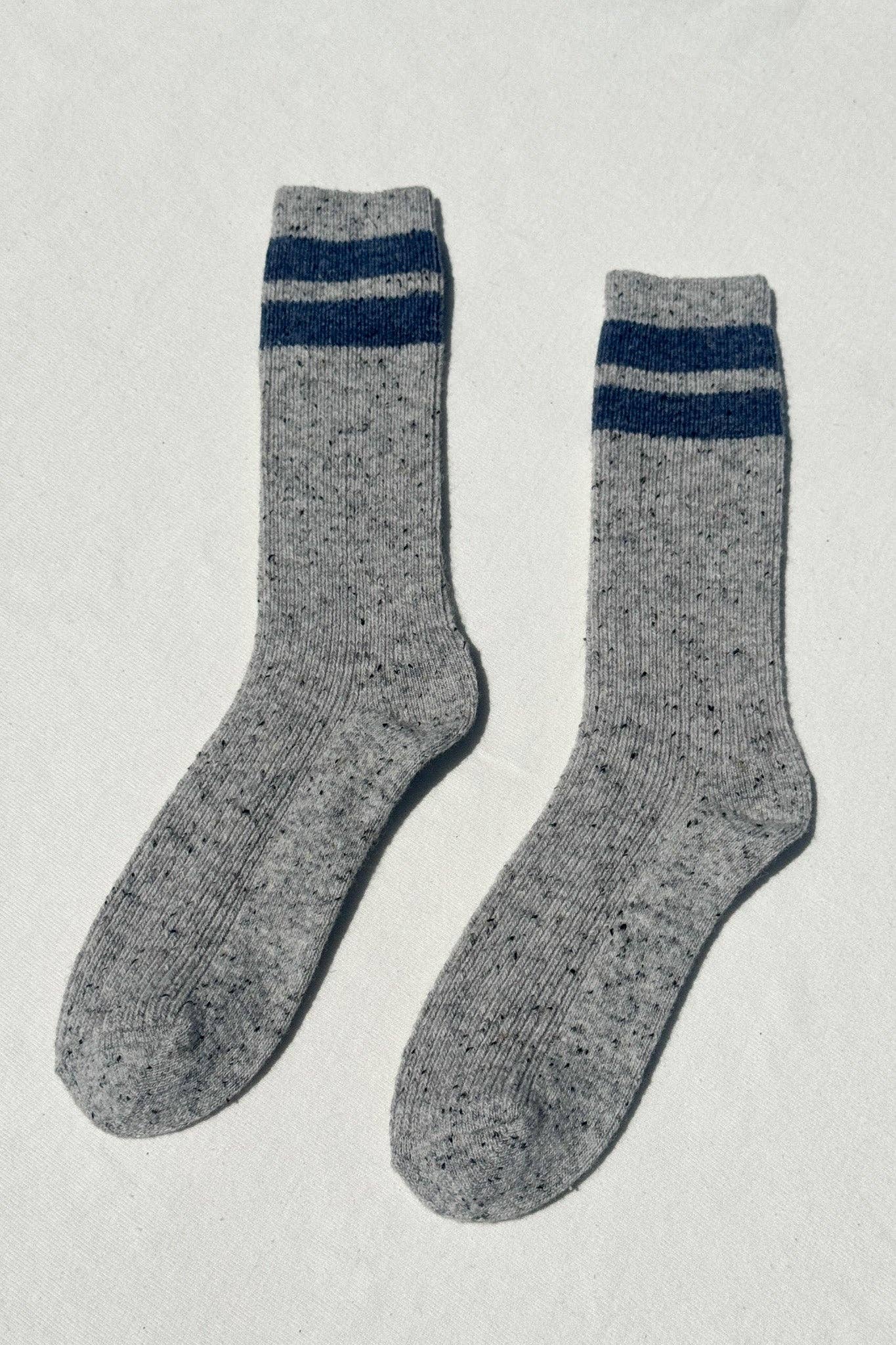 Le Bon Snow Varsity Socks
