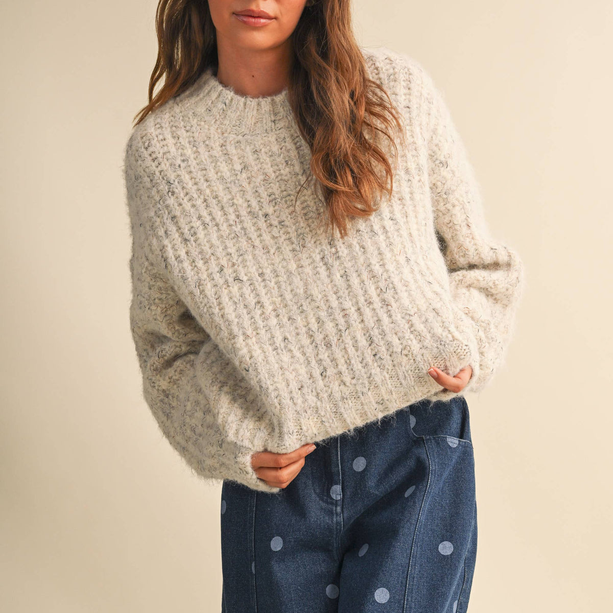 Libby Chunky Cropped Sweater