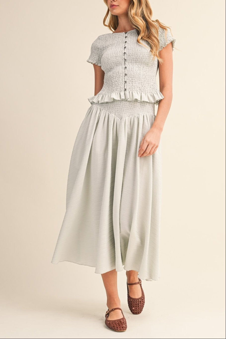 Evelyn Top And Skirt Set