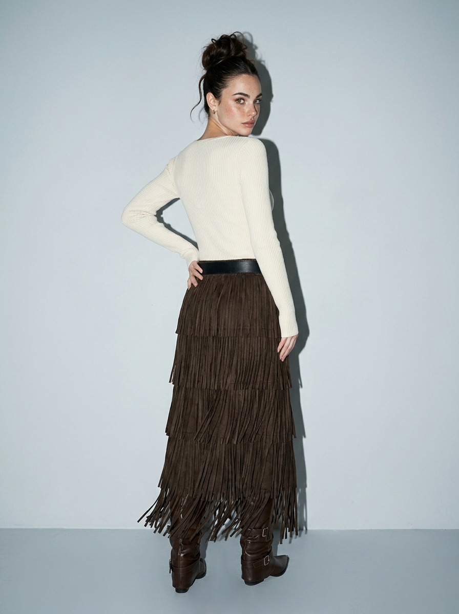Josie Fringe Skirt