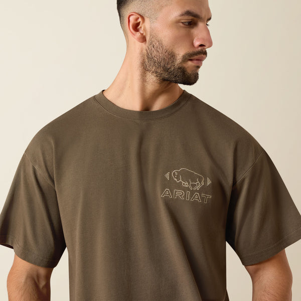 Ariat Mens Buffalo Bandana Shirt