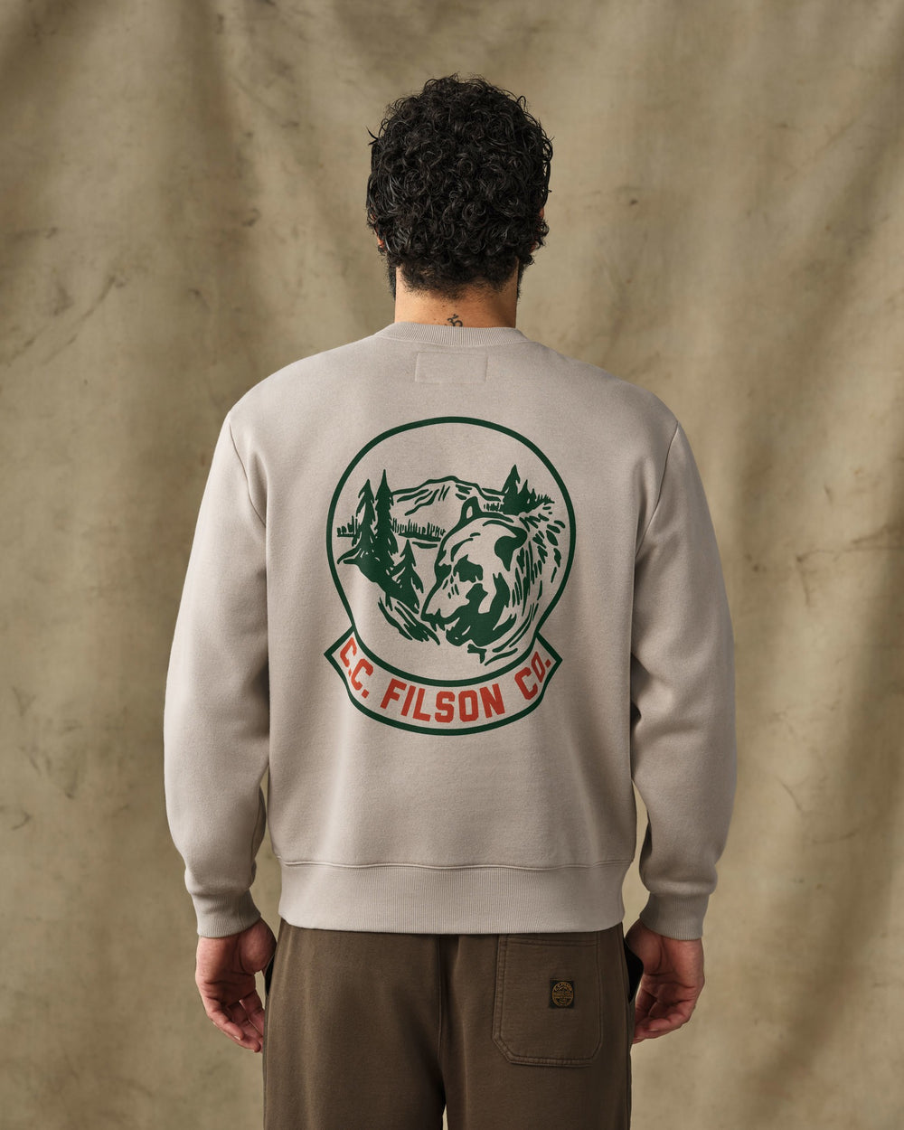 Filson Bear Graphic Crewneck Sweatshirt
