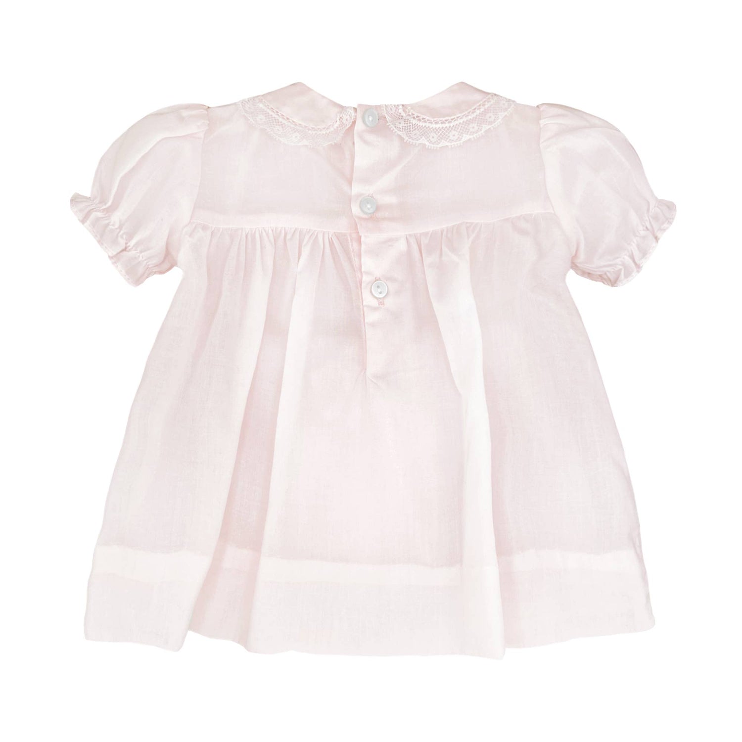 Franny Smocked Dress with Lace