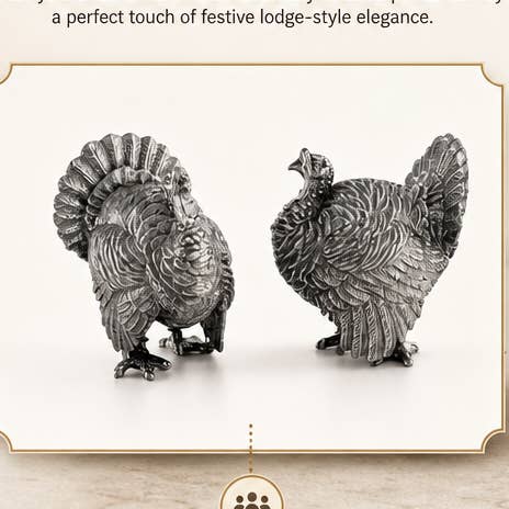Turkey Salt & Pepper Set