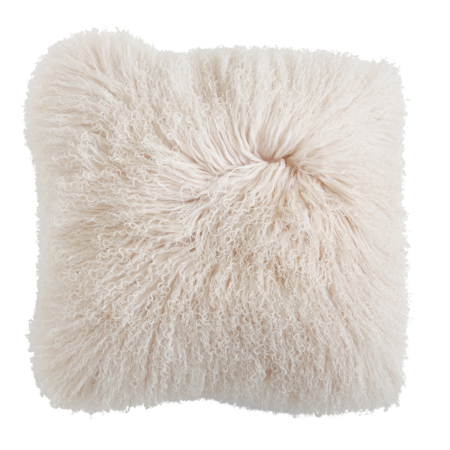 20" Mongolian Lamb Fur Pillow