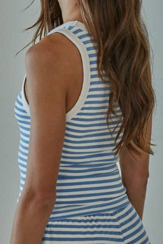 Kimber Knit Striped Sleeveless Top