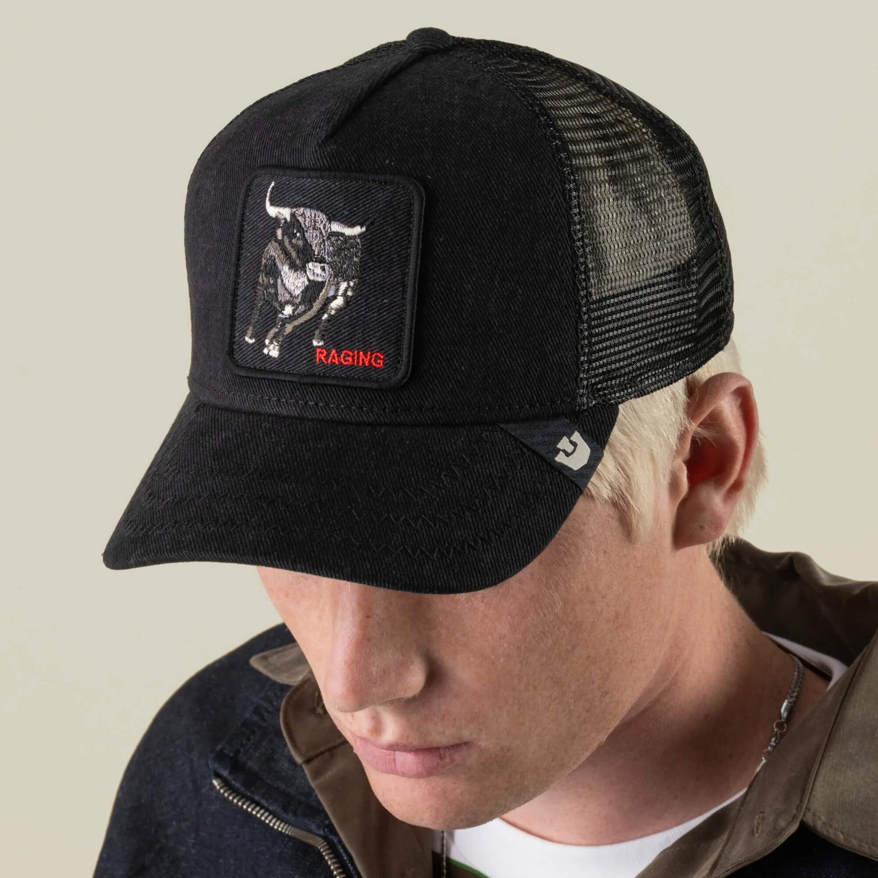 Goorin Bros Denim Raging tough cap for rodeo nights and ranch wear in Kamas Utah