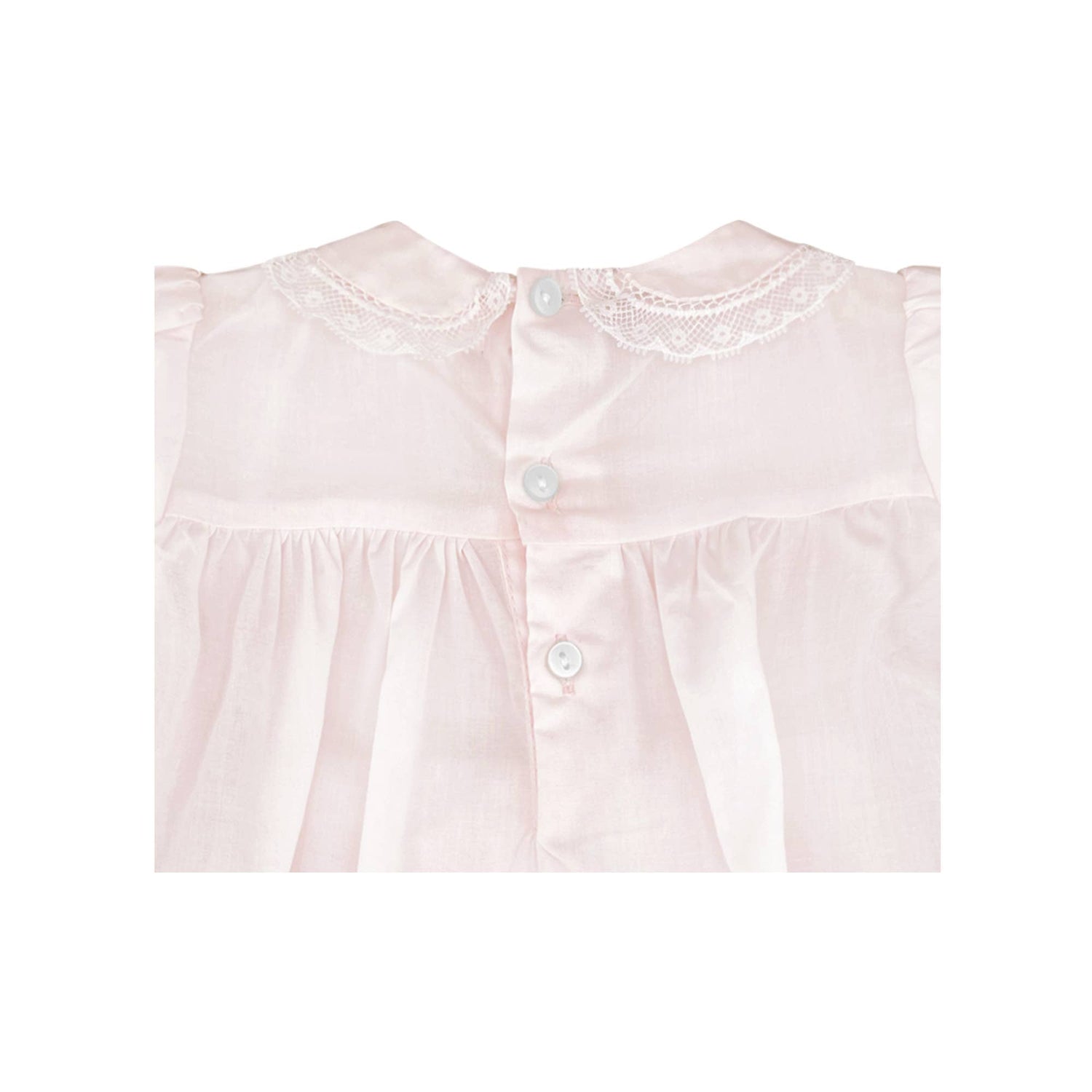 Franny Smocked Dress with Lace