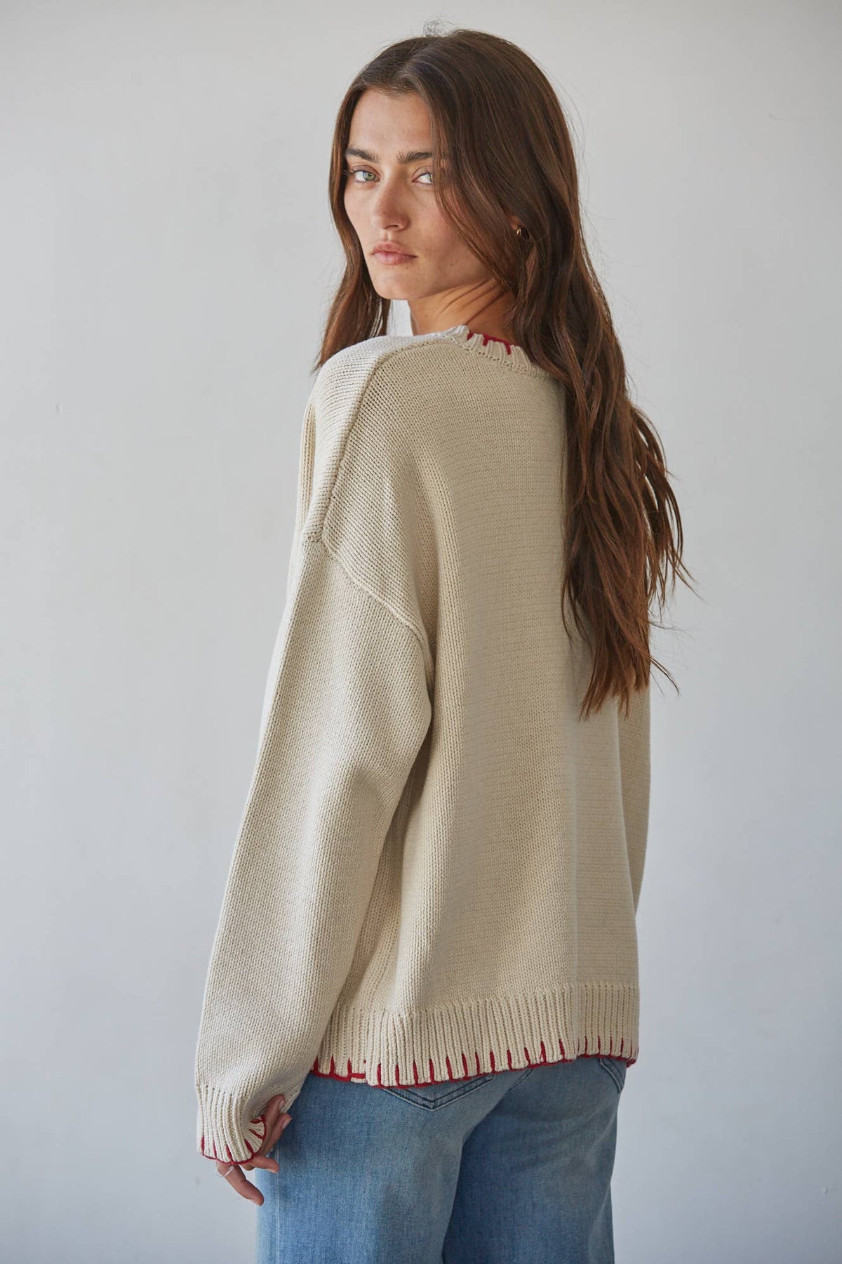 American Womens Flag Pullover