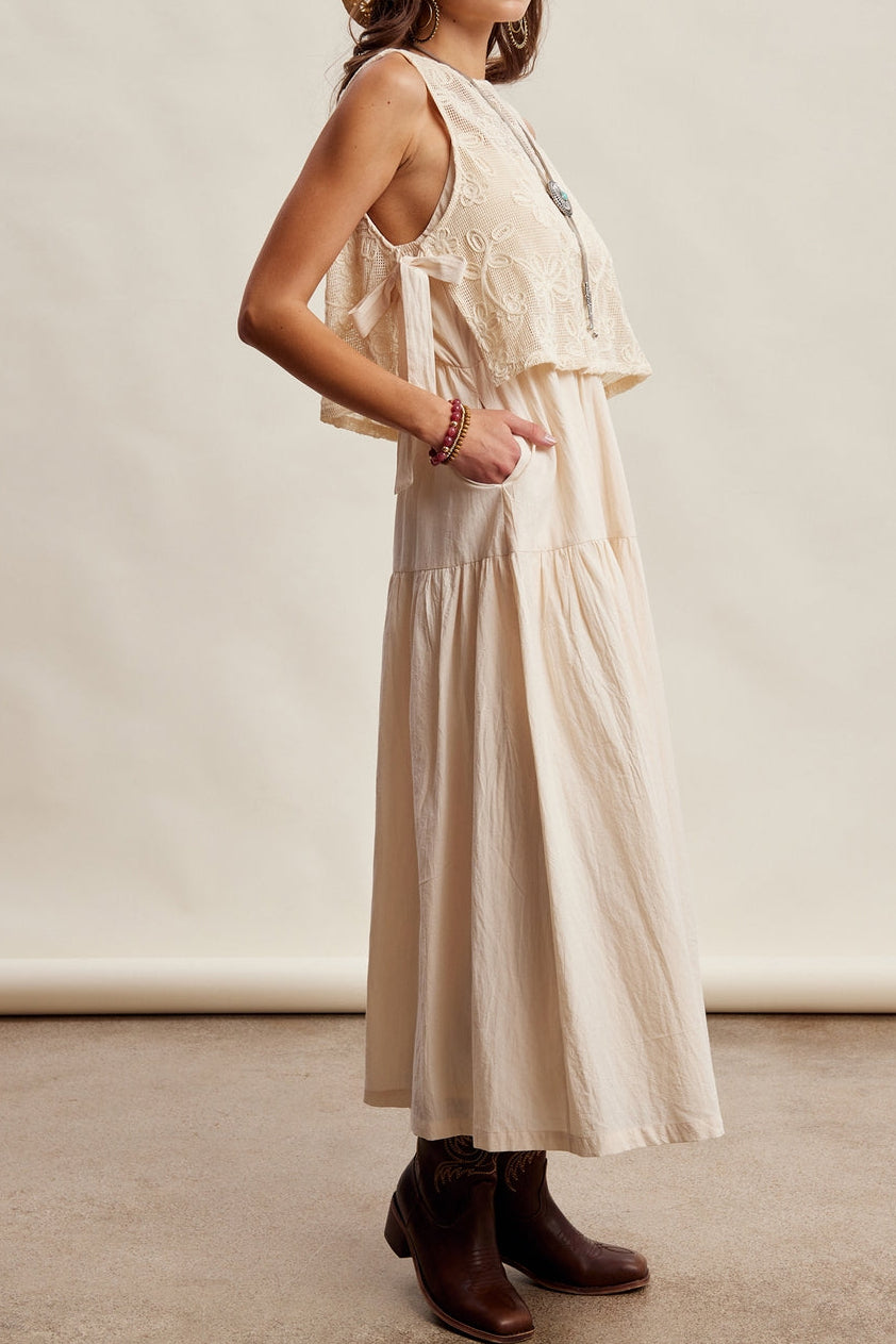 Ella Lace Vest Dress