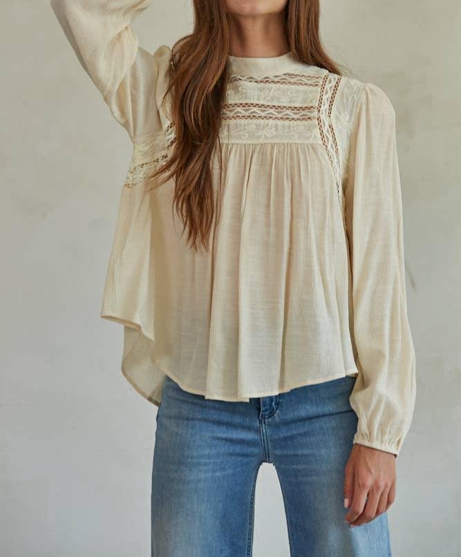 Charisse Mock Neck Top