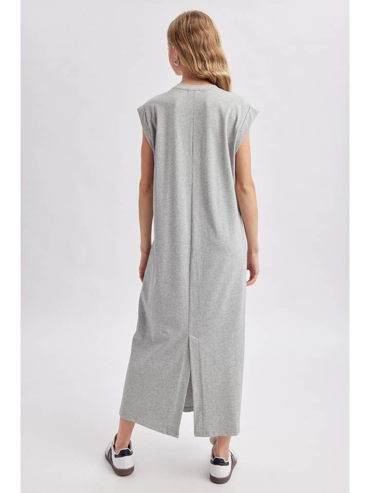 Alicia Cap Sleeve Knit Midi Dress