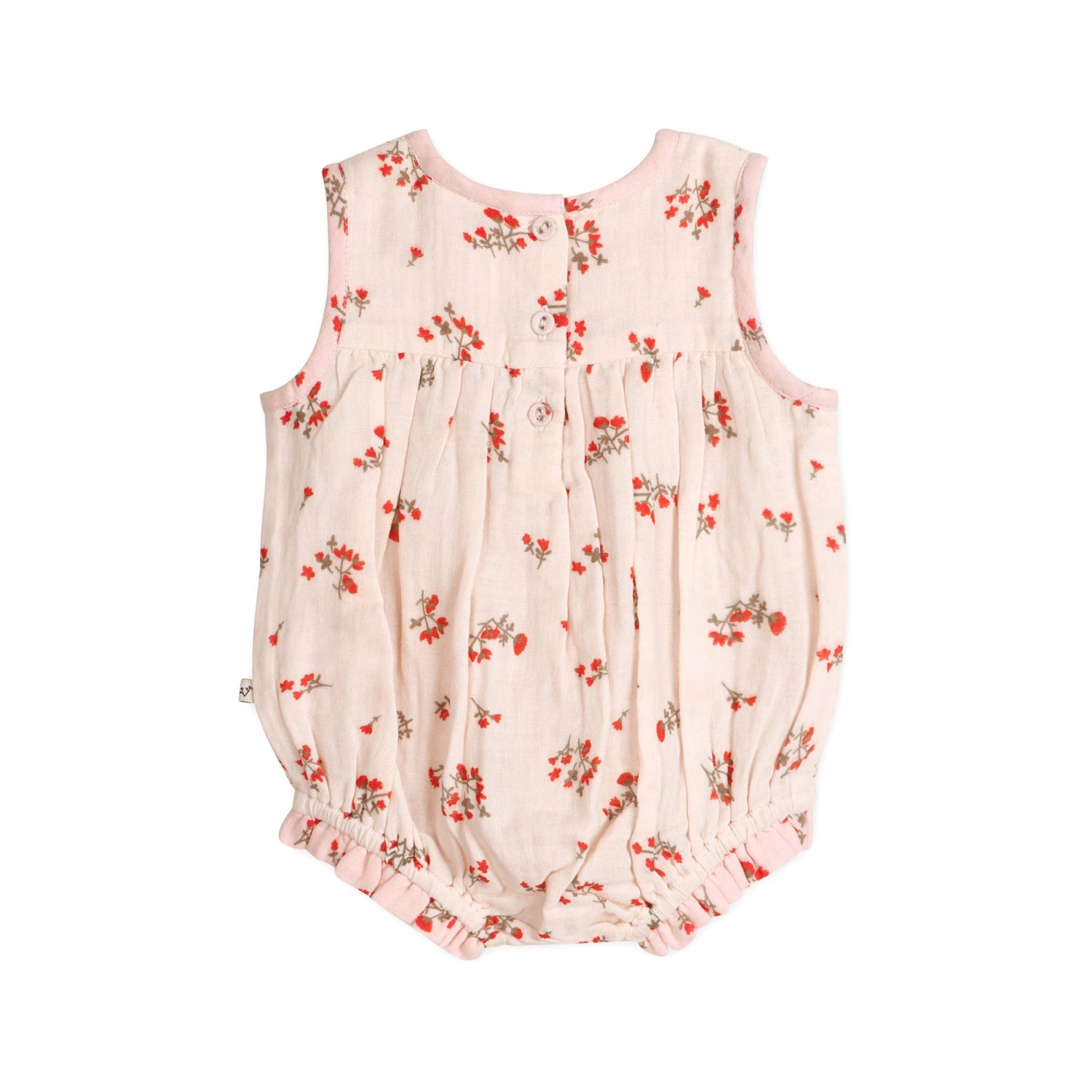 Nora Floral Baby Romper with Headband