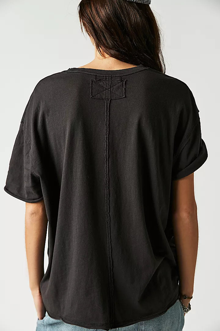 Free People Nina SS Tee - Black