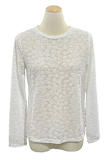 Dylan Mesh Flowers Tee White buy at boltranchstore.com