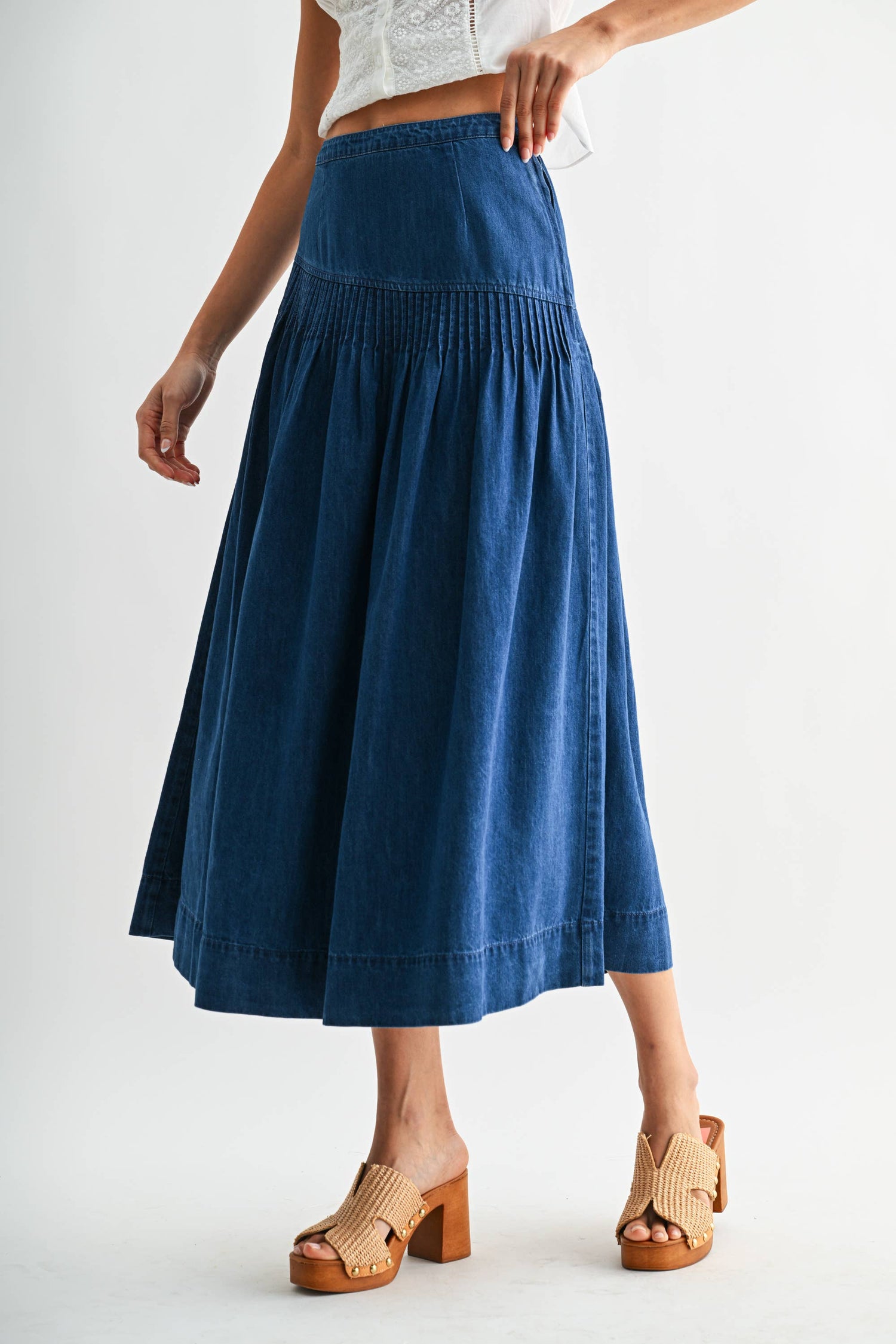 Kiera Denim Skirt