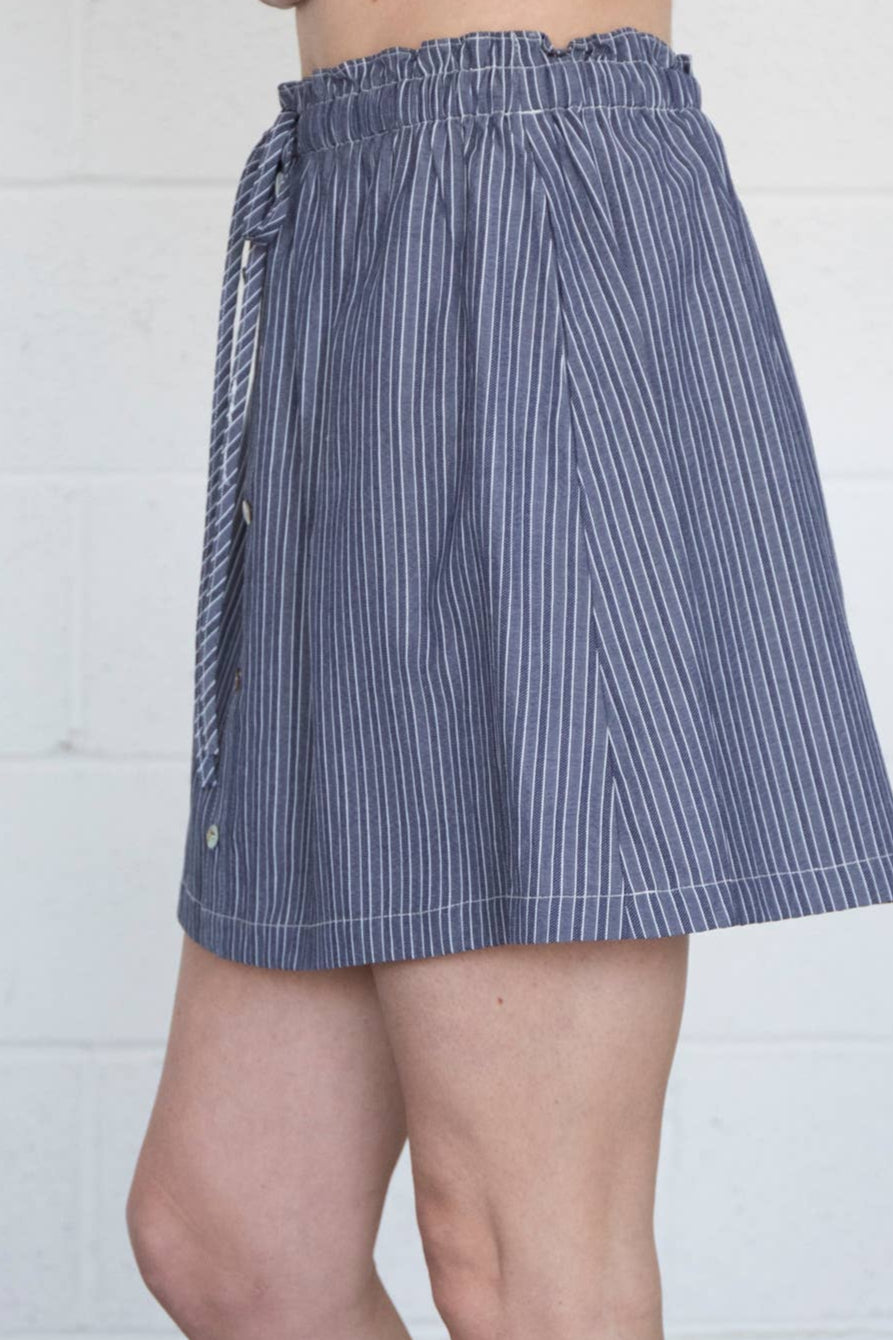 Carly Navy Mini Skirt