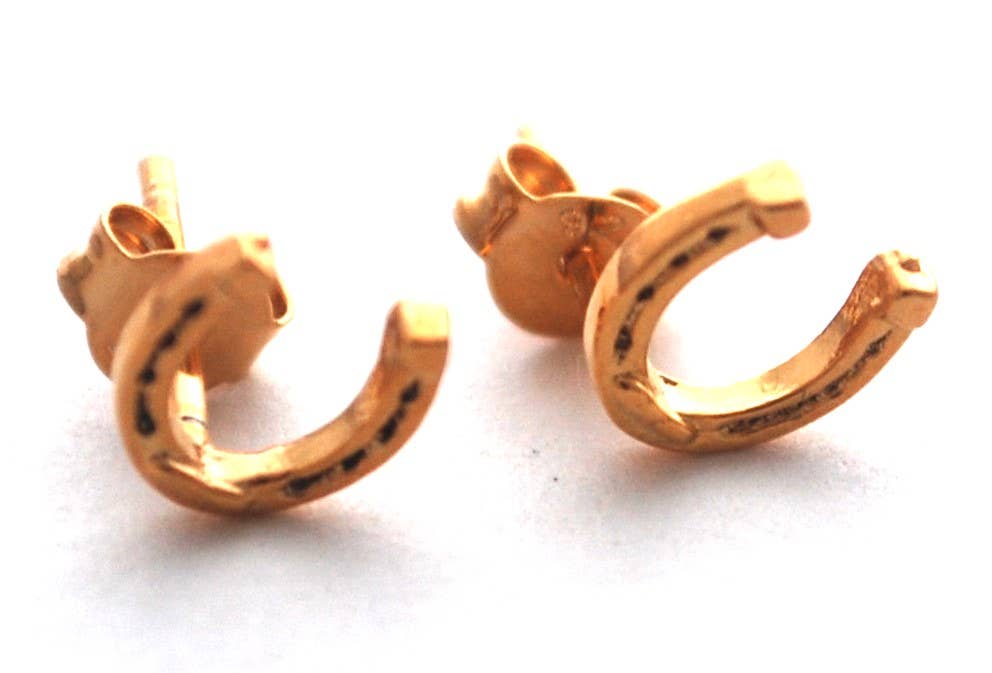 Horseshoe Earrings gold