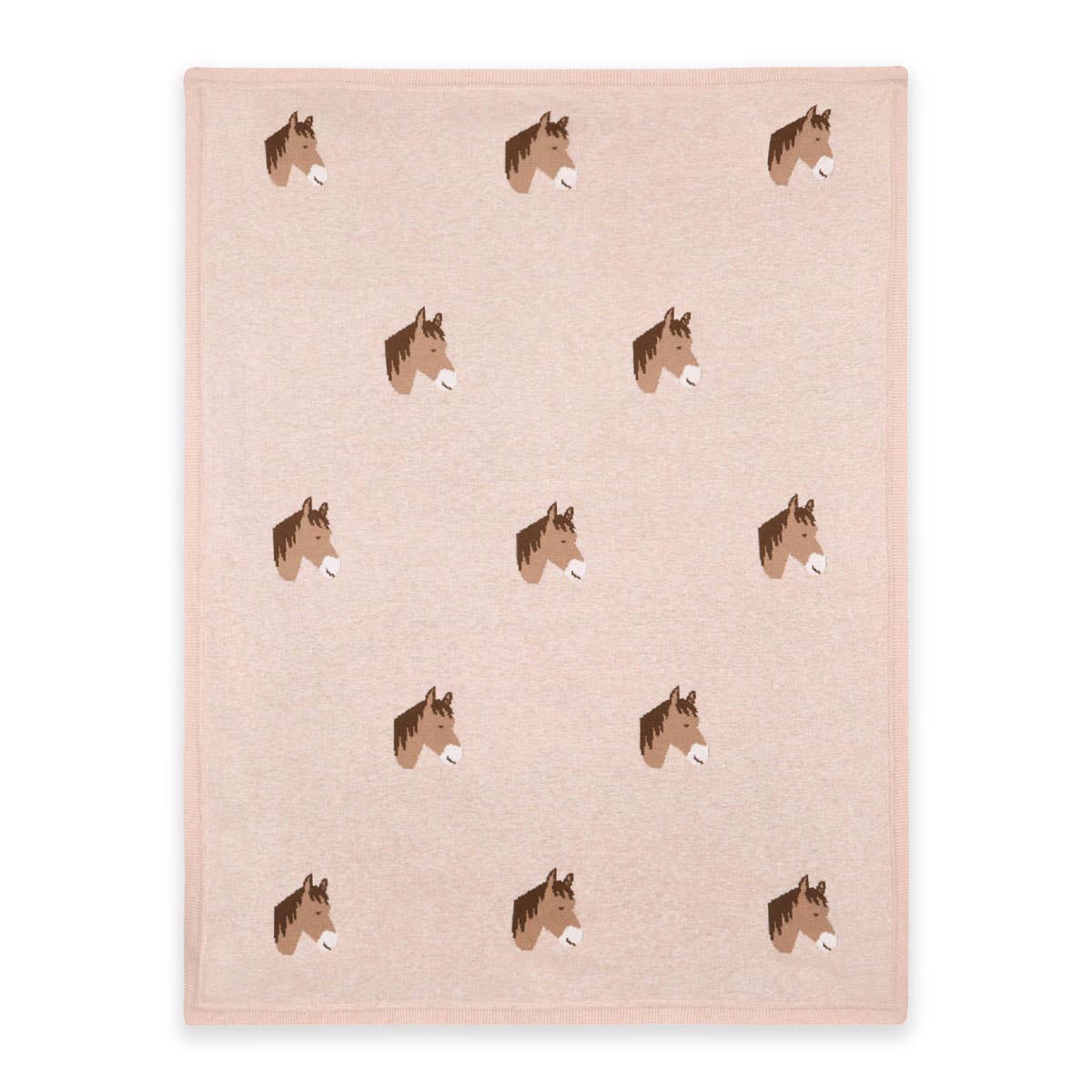 Horse Dreams Organic Cotton Baby Blanket
