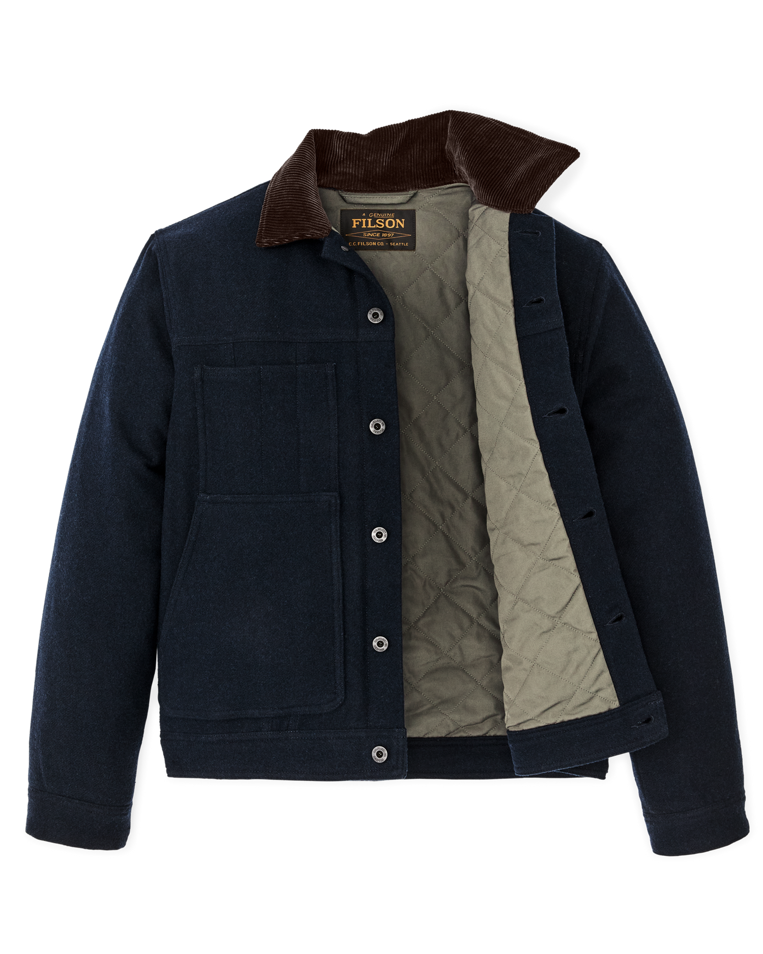 Filson Mens Spokane Insulated Short Cruiser Jacket