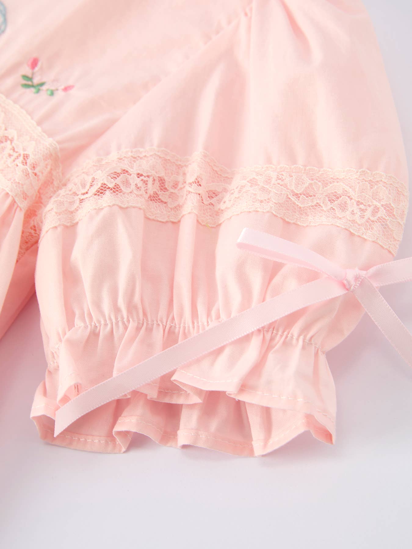 Sarah Little Girls Embroidered Lace Dress