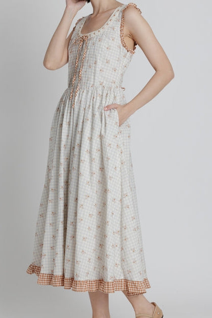 Amber Floral Midi Dress