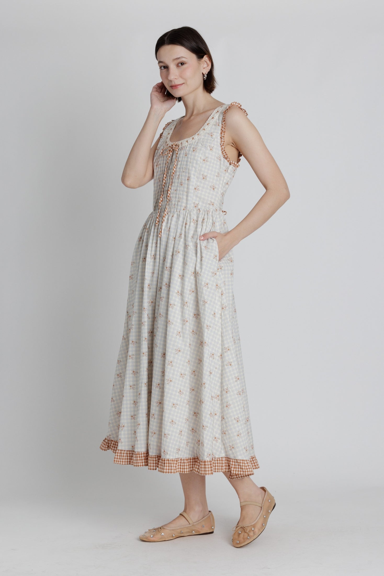 Amber Floral Midi Dress
