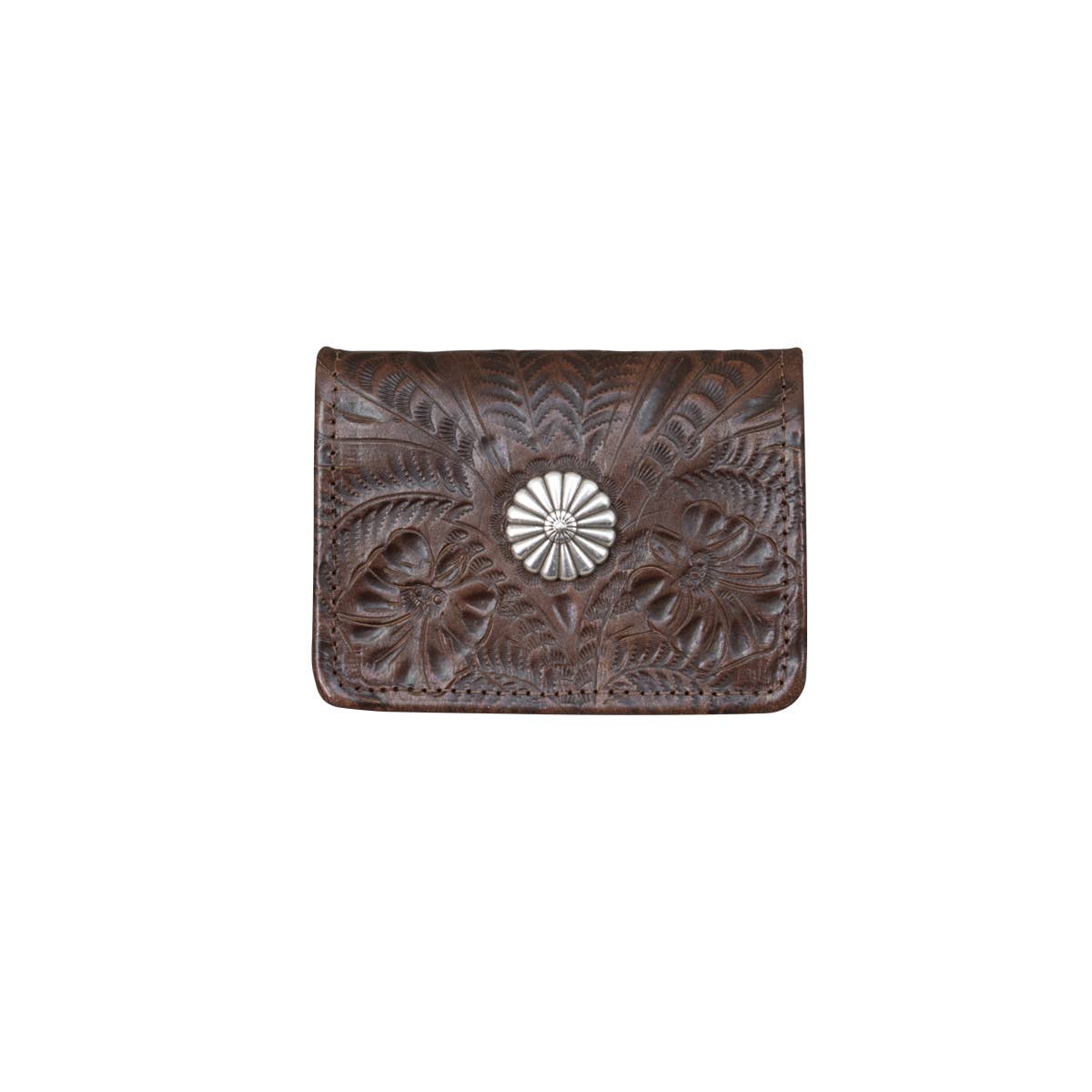 Small Ladies' Tri-Fold Wallet with Concho