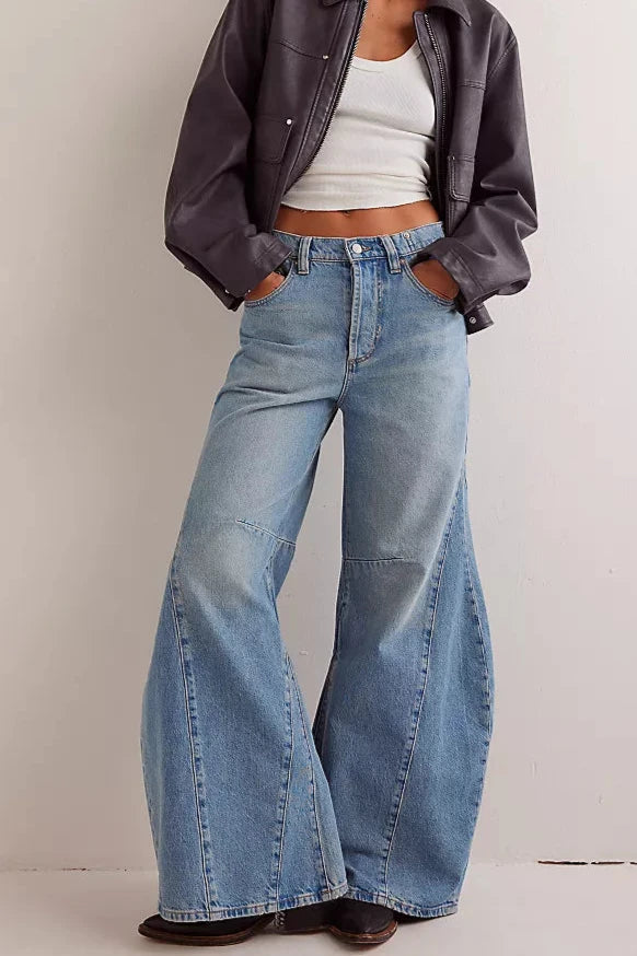 Free People Eden High Slouchy Jeans