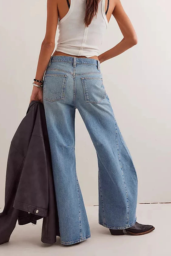 Free People Eden High Slouchy Jeans