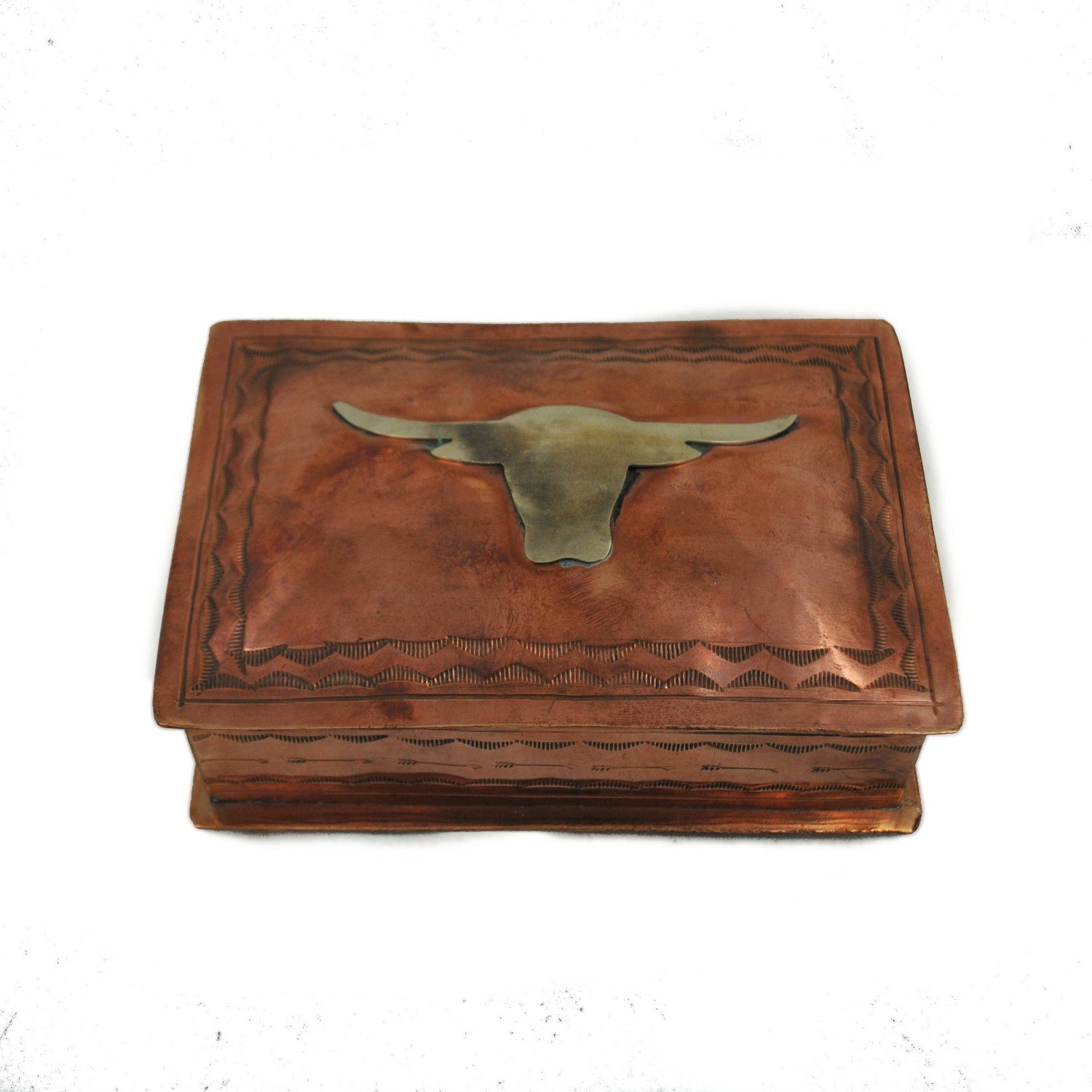 Longhorn Icon Copper Box