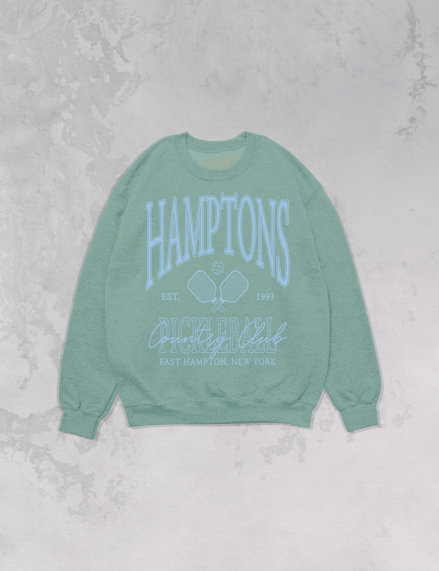 Hamptons Country Club Pickleball Oversized Sweatshirt