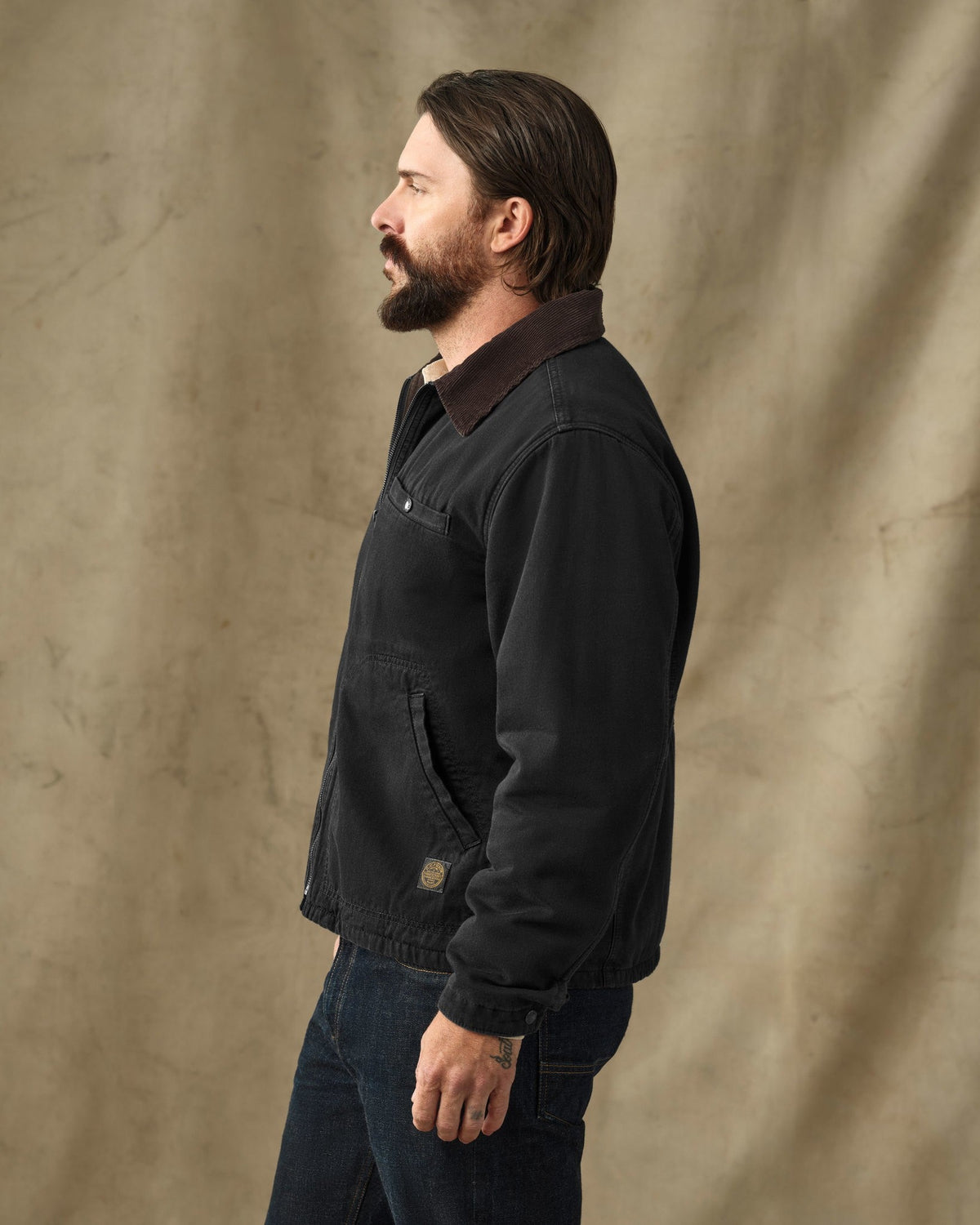 Ranch wear mens western clothing rodeo Denim Tacoma Jacket Rinsed Black SKU F1420485237 Boltranchstore.com free shipping