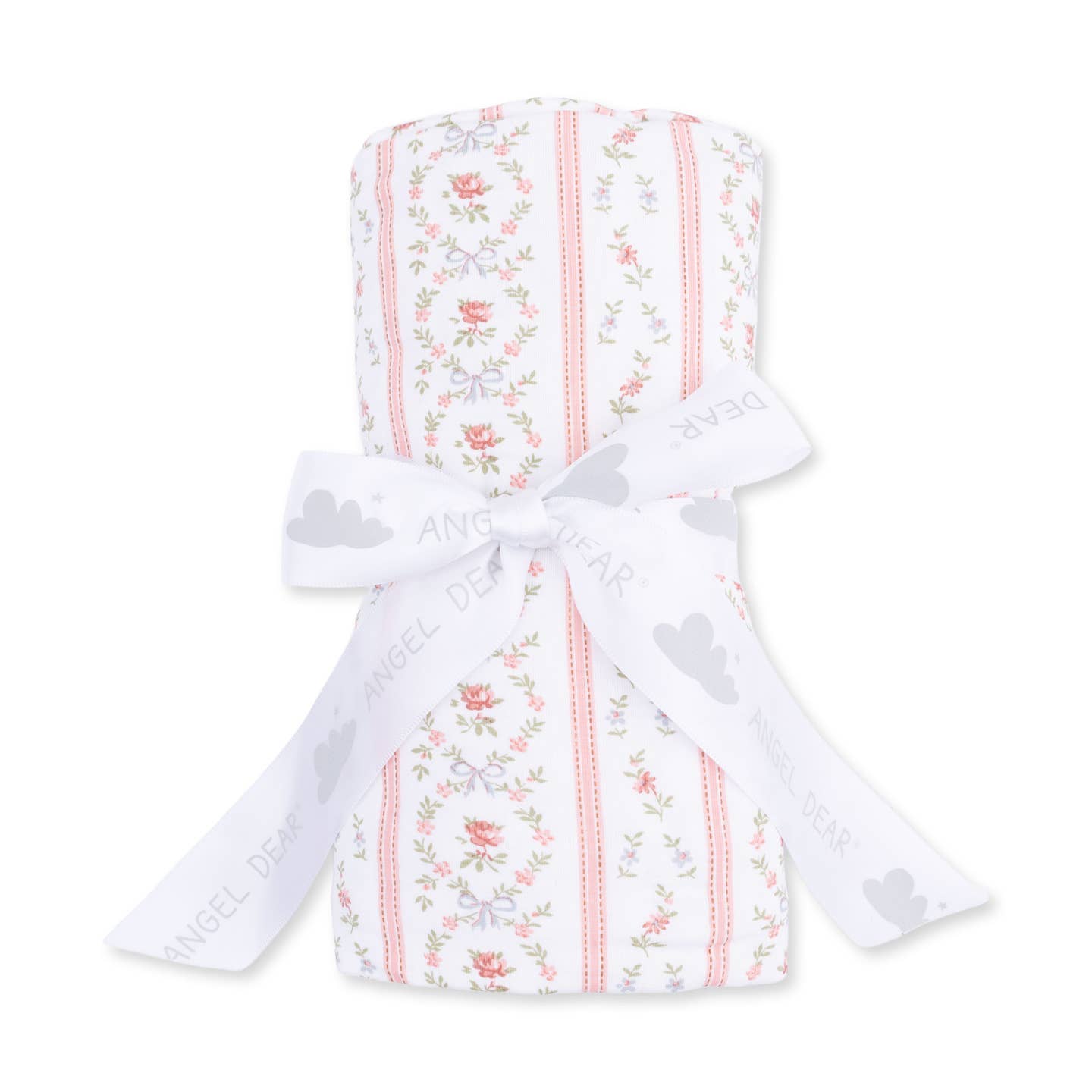 Marnie Rosebud Stripe Swaddle Blanket