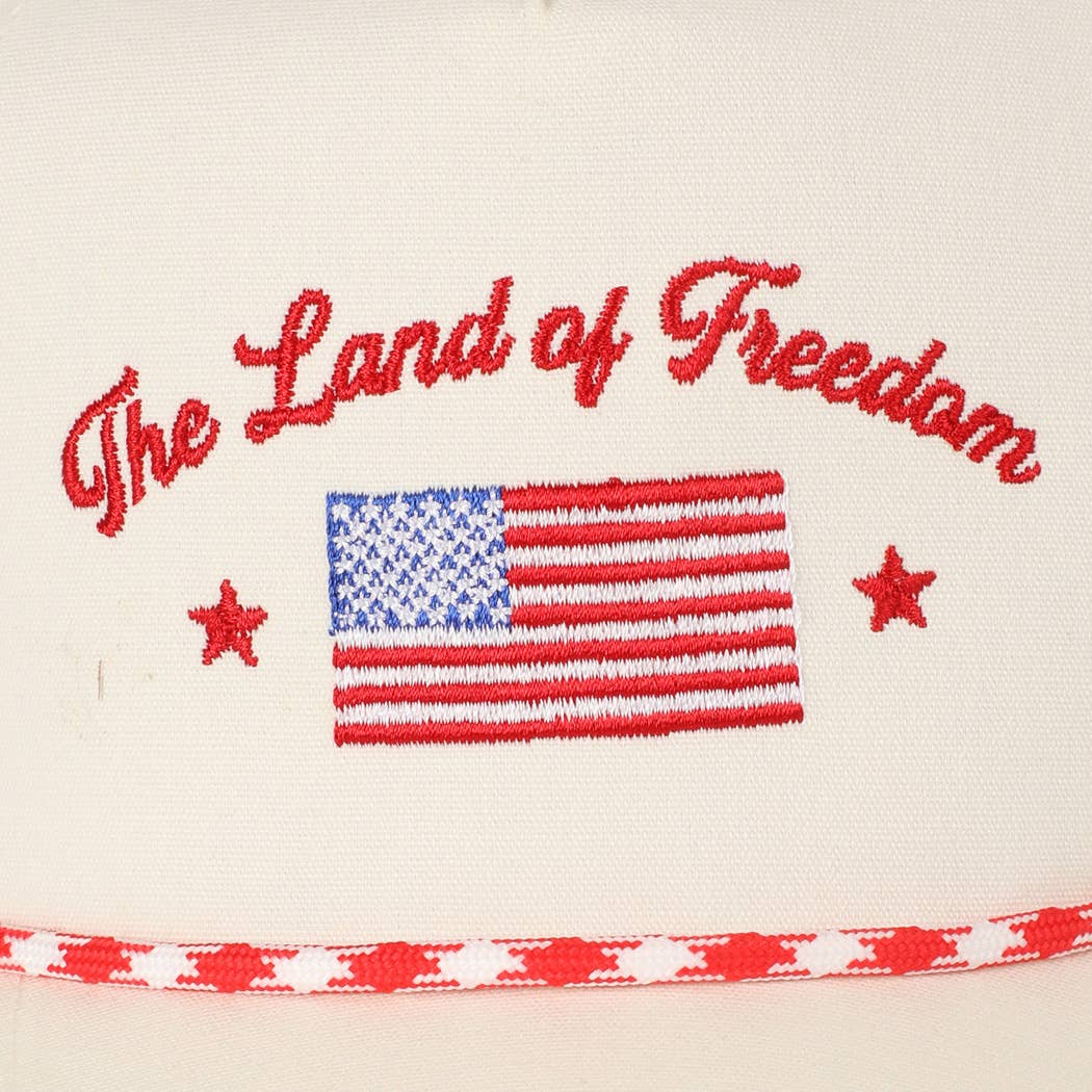 The Land of Freedom Flag Hat