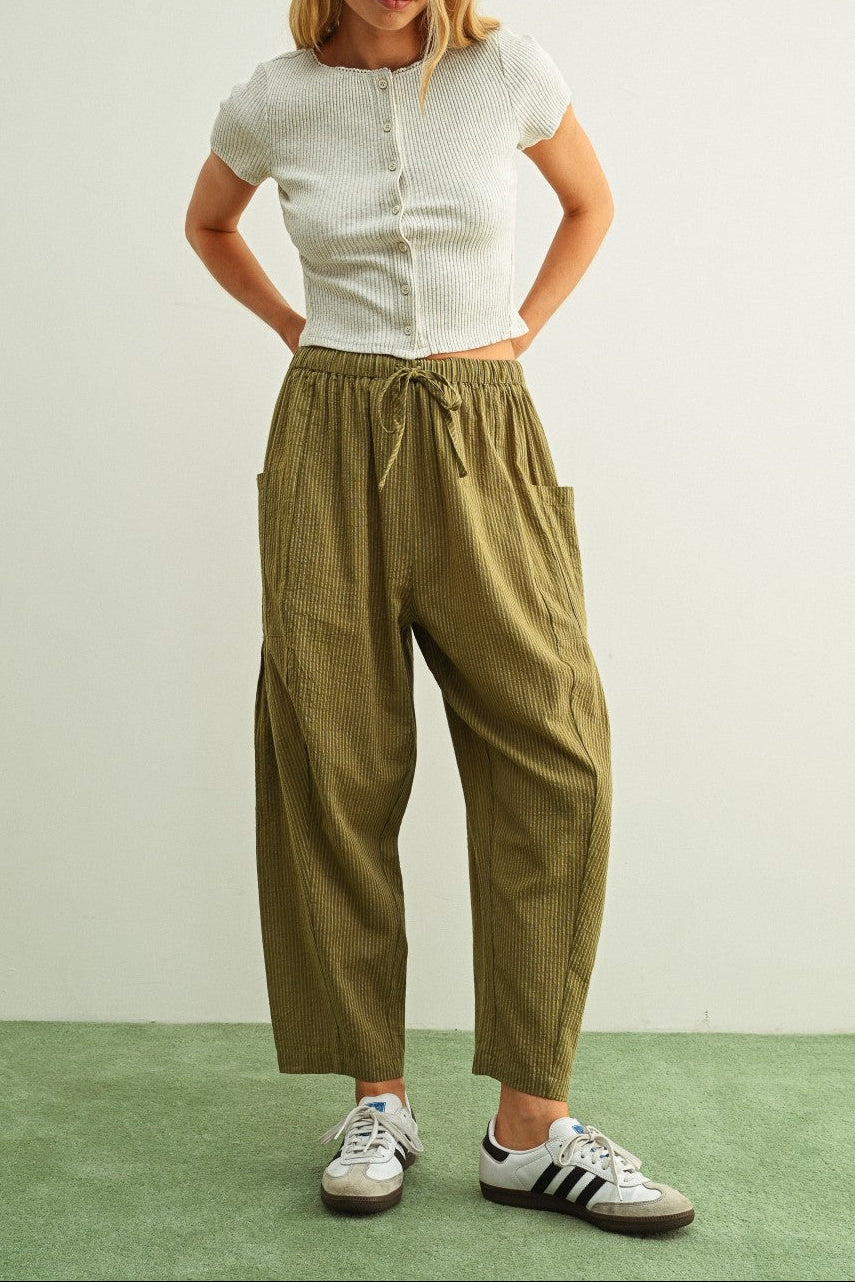 Ally Button Front Ribbed Top