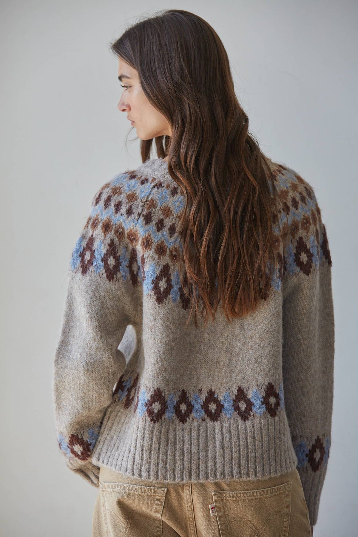 Grace Fair Isle Long Sleeve Cardigan
