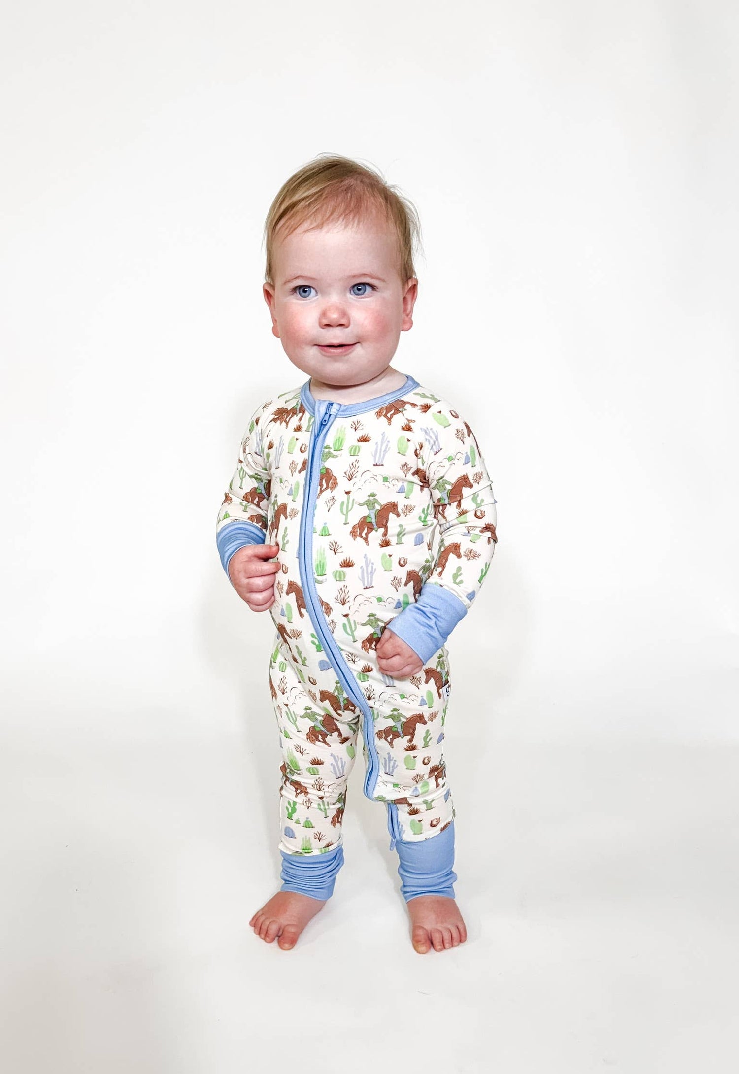 Saddle Up Cowboy Convertible Zip PJs