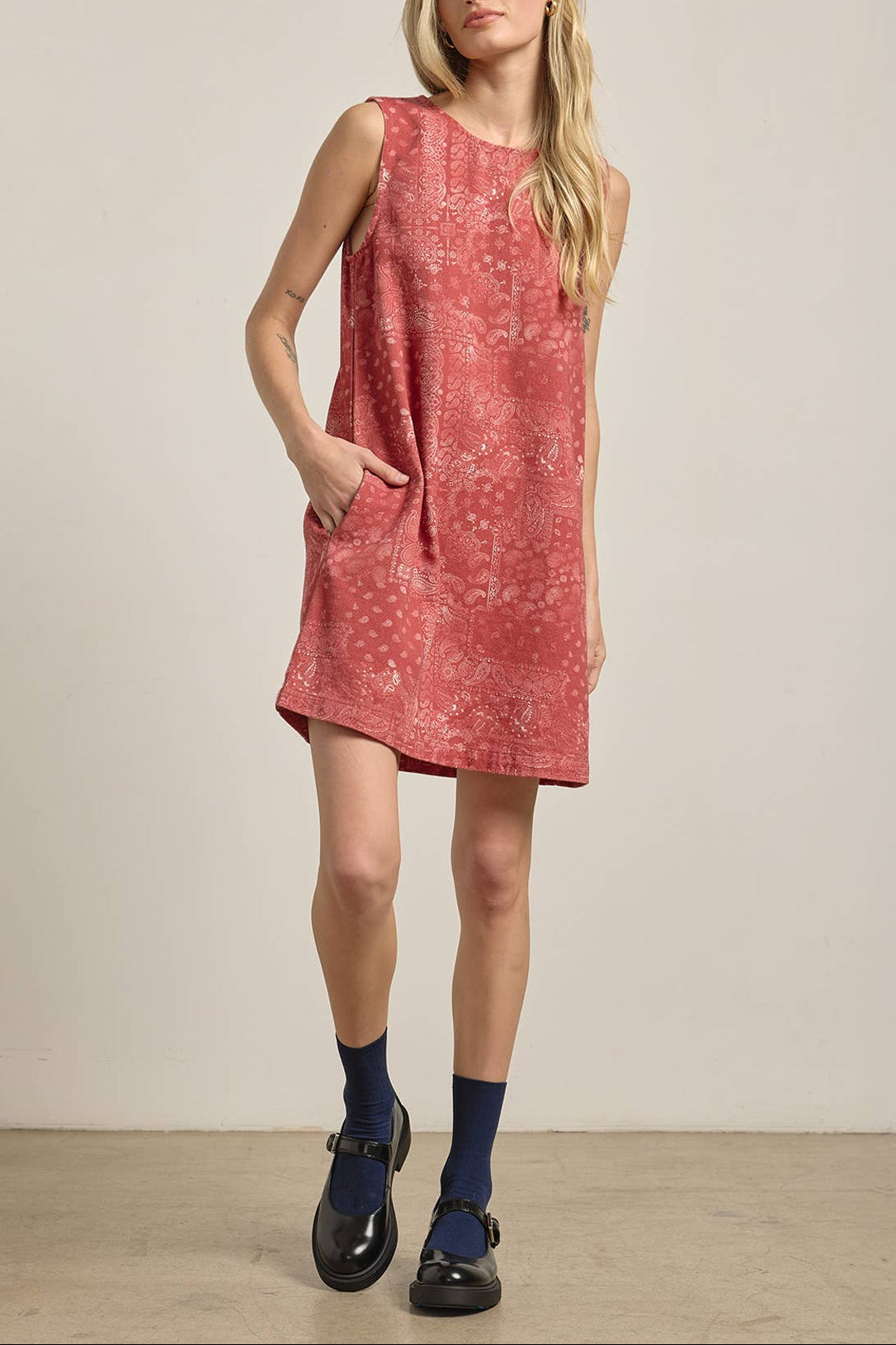 Washed Bandana Dress