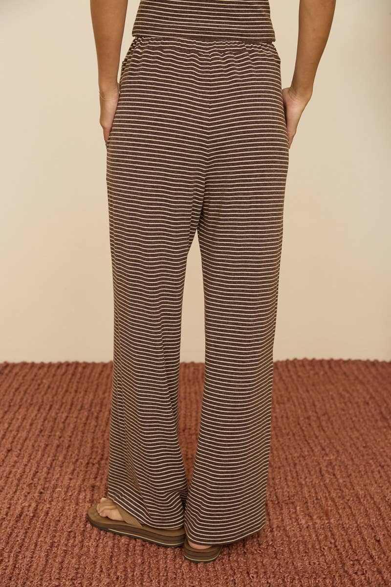 Kelsey Soft Knit Stripe Lounge Pants