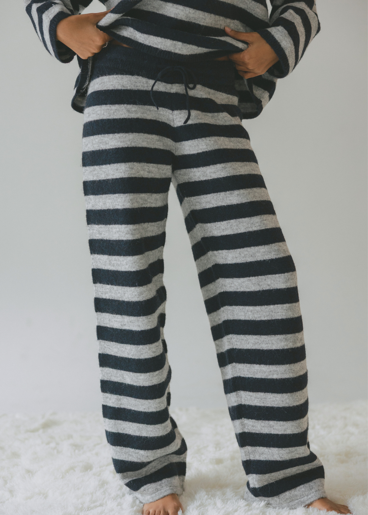 Veronica Striped Knit Pants