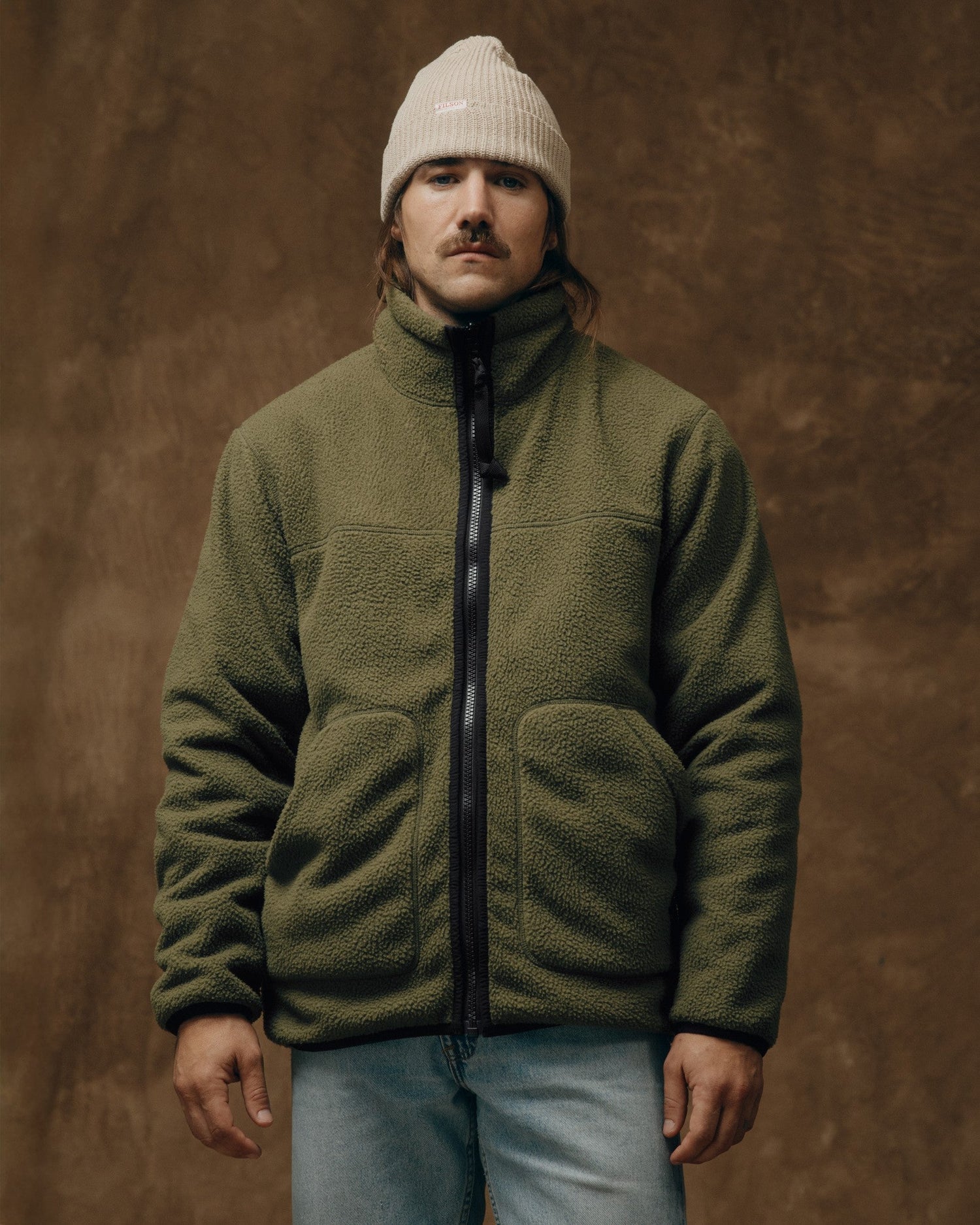 Filson Reversible Pile Fleece Jacket