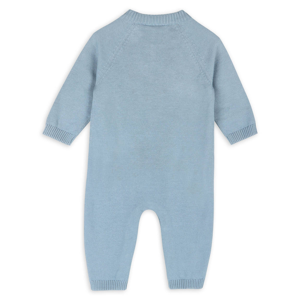 Horse Face Jacquard Knit Baby Jumpsuit