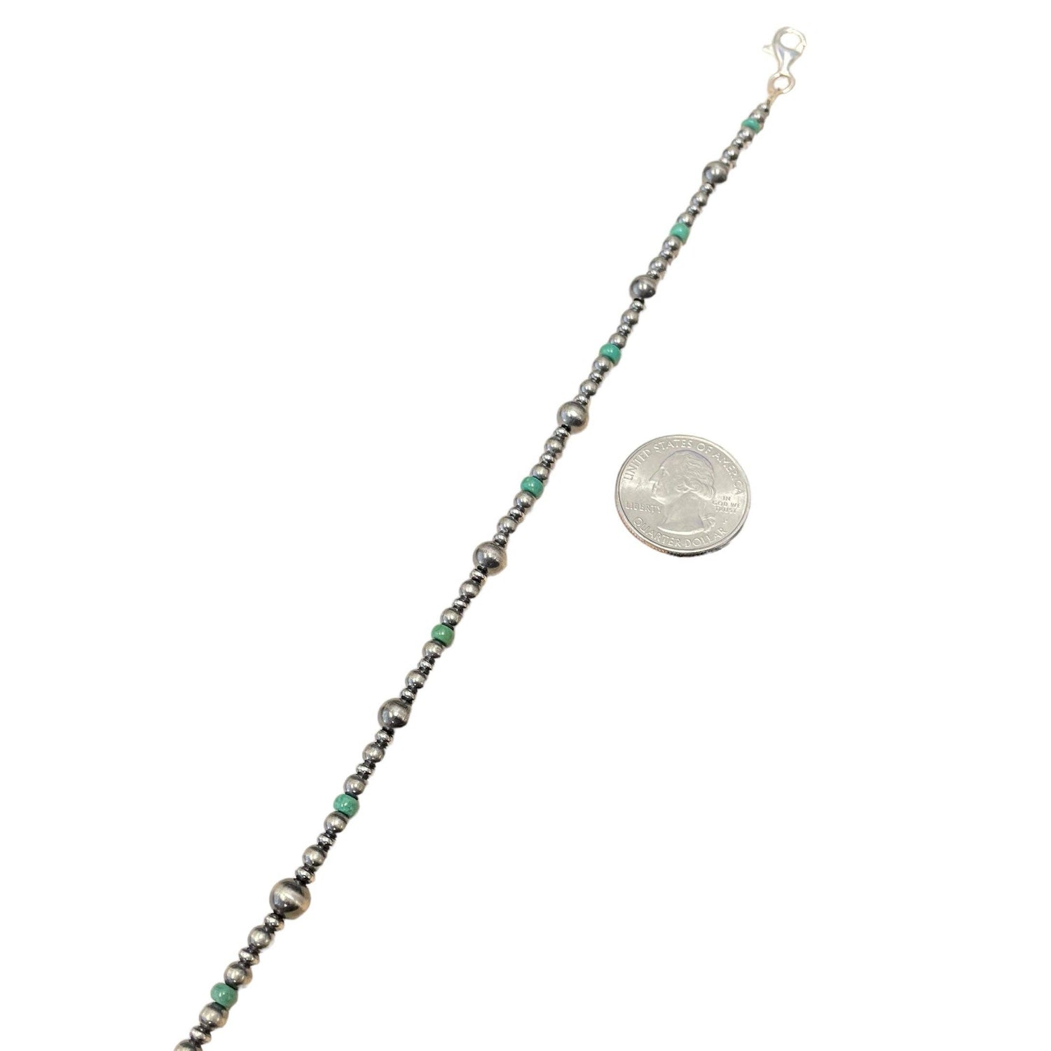 Green Turquoise Desert Pearl Necklace