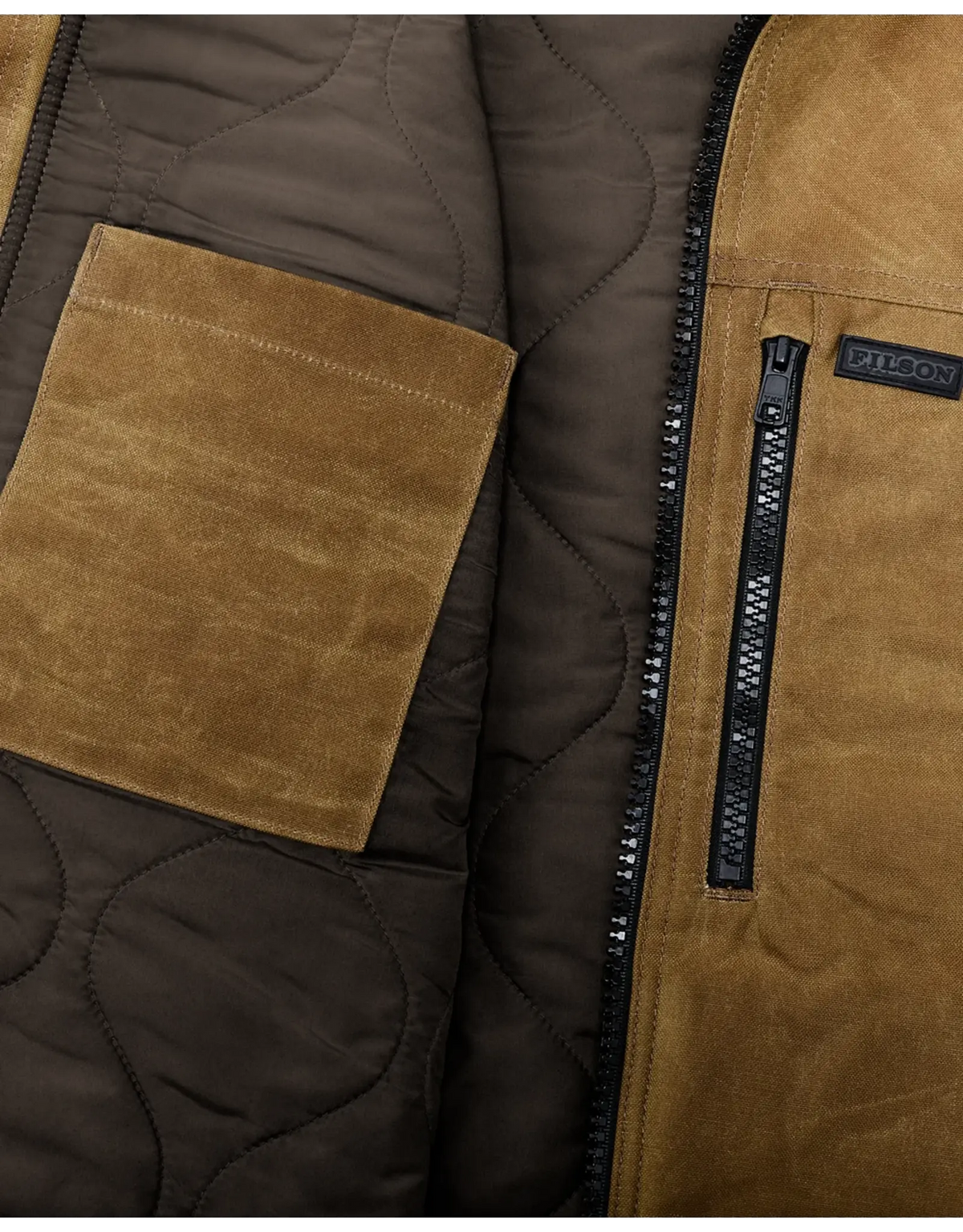 Mens western clothing Utah Filson Tin Cloth Insulated Vest SKU F14204916921 Boltranchstore.com free shipping