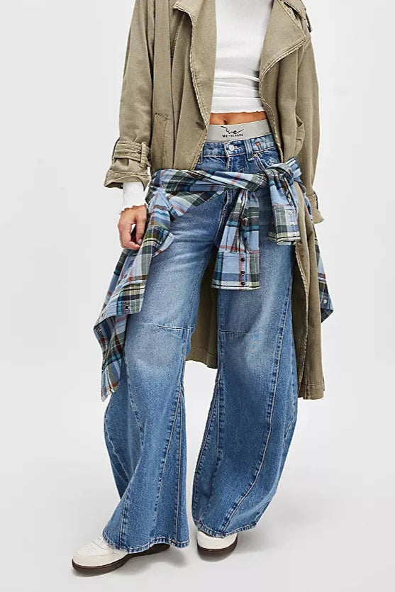 Free People Eden High Slouchy Jeans