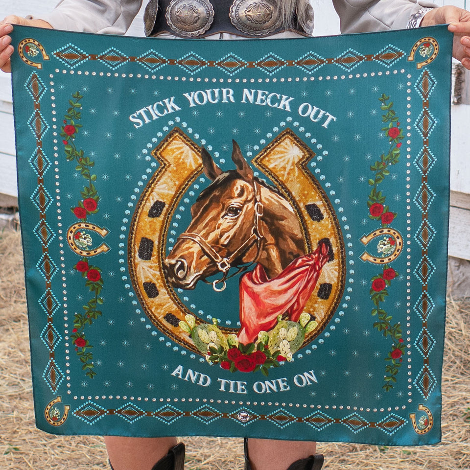 Fringe Hold Your Horses Scarf