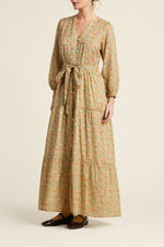 Trovata Lia Dress Gardenette flowing tiered hem for rodeo weekends and warm evenings Park City Kamas