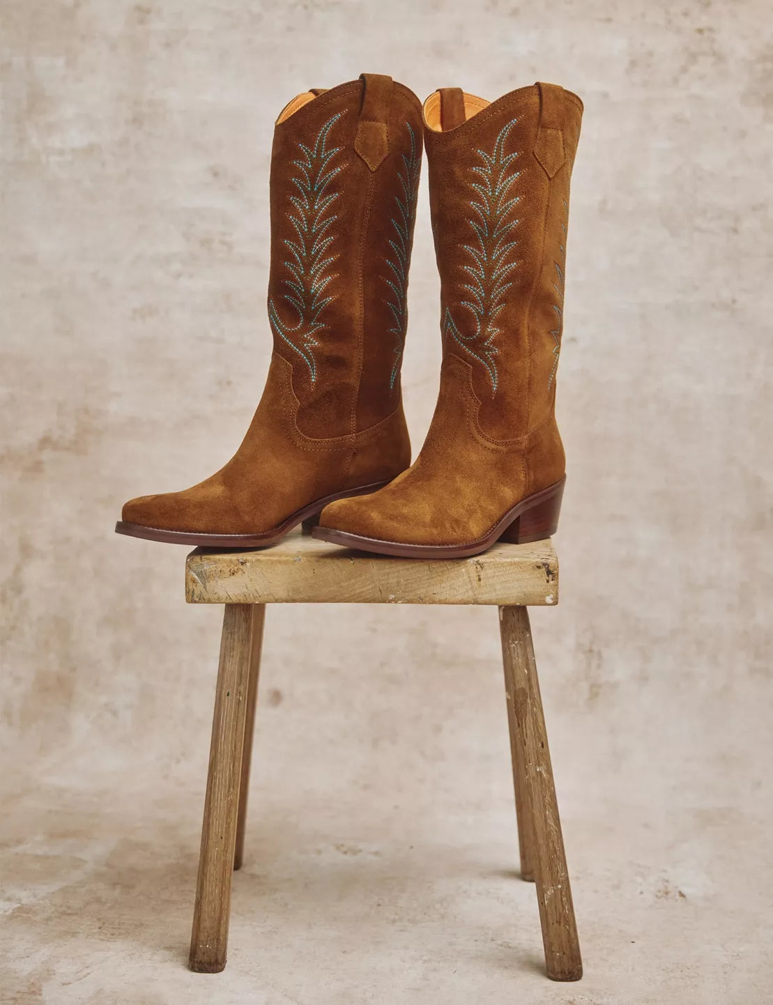 Penelope Chilvers Goldie Embroidered Cowboy Boot western fashion womens Boltranchstore.com free shipping