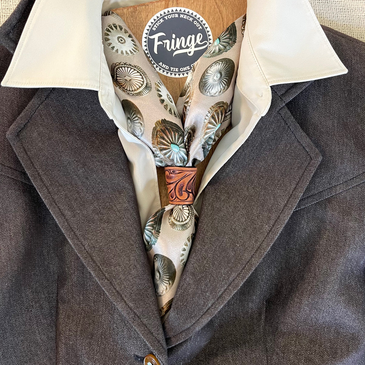 Fringe Slide Angelo 100 percent genuine leather western clothing